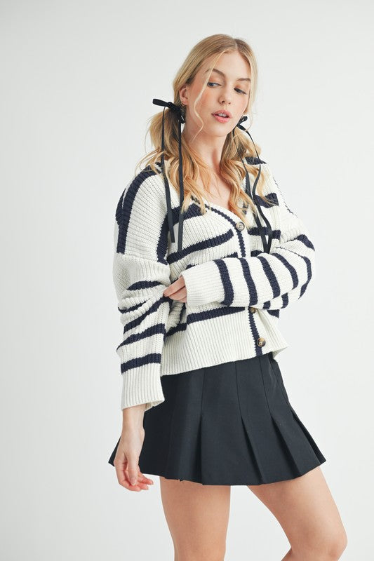 Bona Striped Cardigan Shop Style & More | Fresh Looks, Everyday Deals & Free Shipping