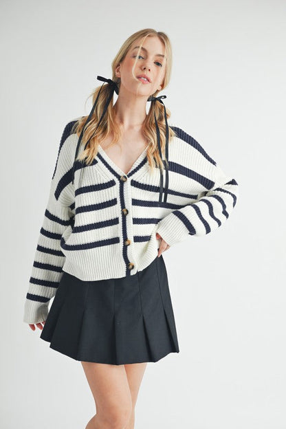 Bona Striped Cardigan Shop Style & More | Fresh Looks, Everyday Deals & Free Shipping