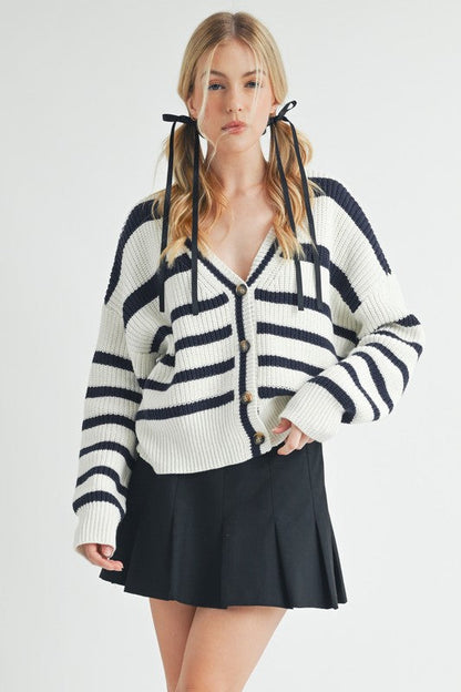 Bona Striped Cardigan Shop Style & More | Fresh Looks, Everyday Deals & Free Shipping