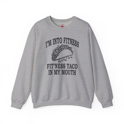 I'm Into Fitness Crewneck Sweatshirt The Devil's Pickle