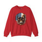American Flag Skull Crewneck Sweatshirt