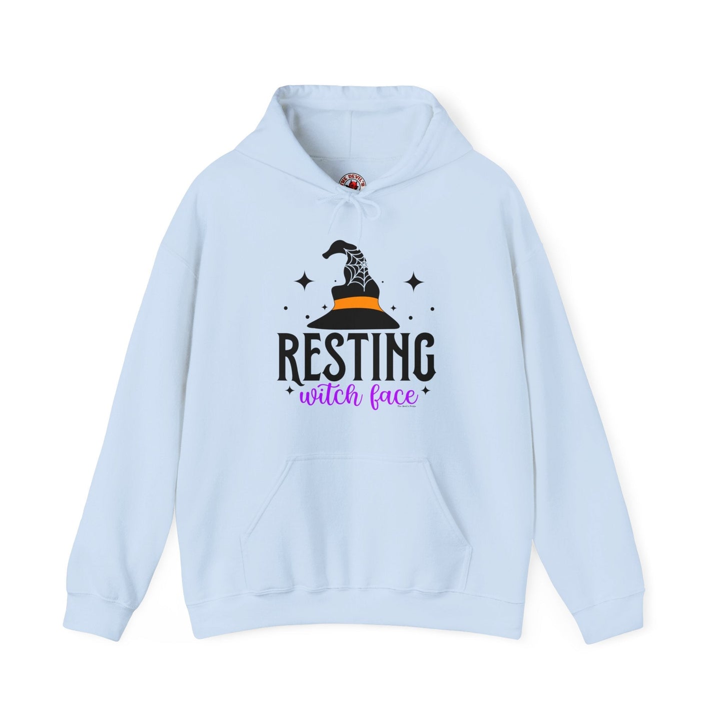 Resting Witch Face Hooded Sweatshirt The Devil's Pickle