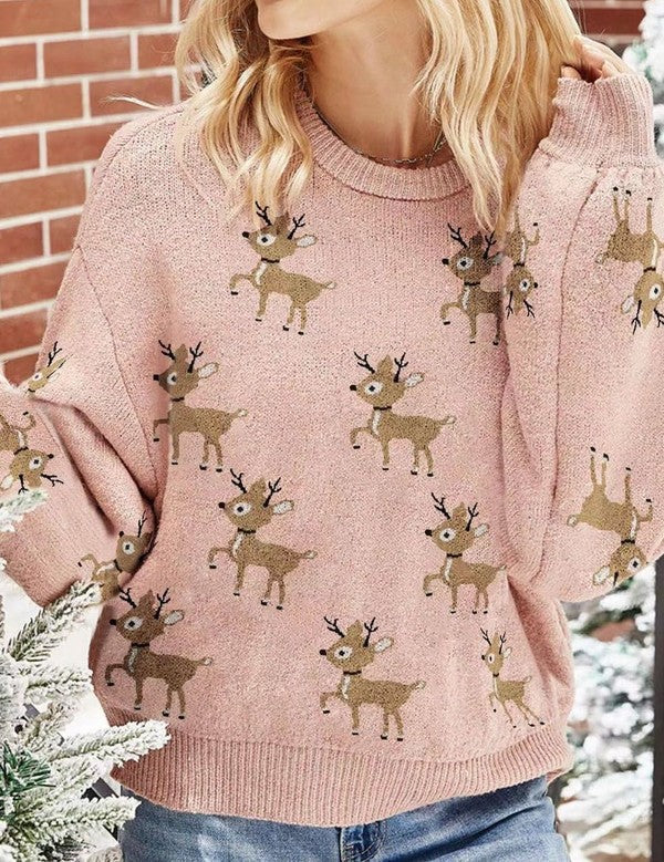Reindeer sweater Shop Style & More | Fresh Looks, Everyday Deals & Free Shipping