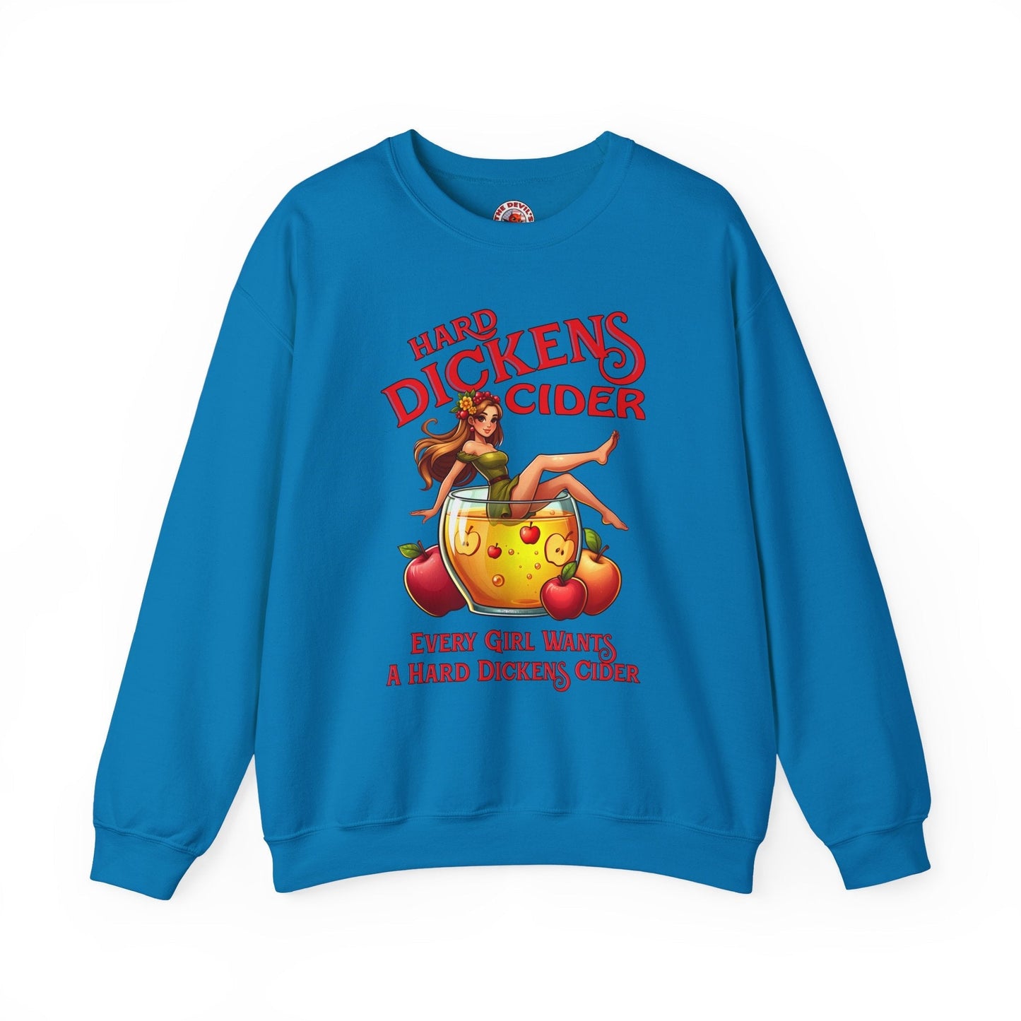 Hard Dickens Cider Crewneck Sweatshirt The Devil's Pickle