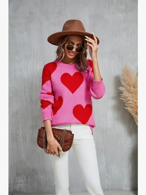 Heart Knit Sweater Shop Style & More | Fresh Looks, Everyday Deals & Free Shipping
