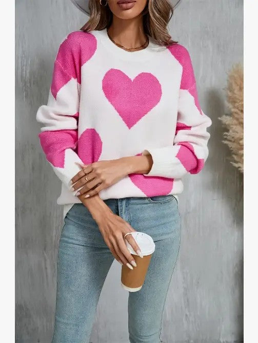 Heart Knit Sweater Shop Style & More | Fresh Looks, Everyday Deals & Free Shipping