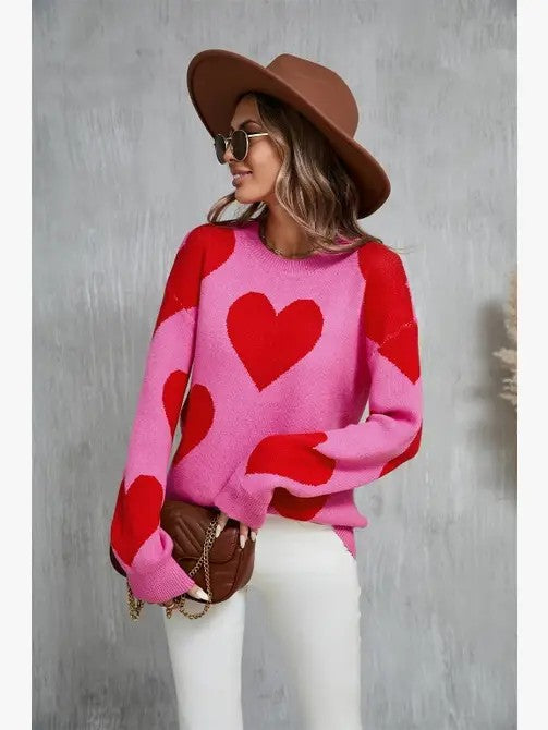 Heart Knit Sweater Shop Style & More | Fresh Looks, Everyday Deals & Free Shipping