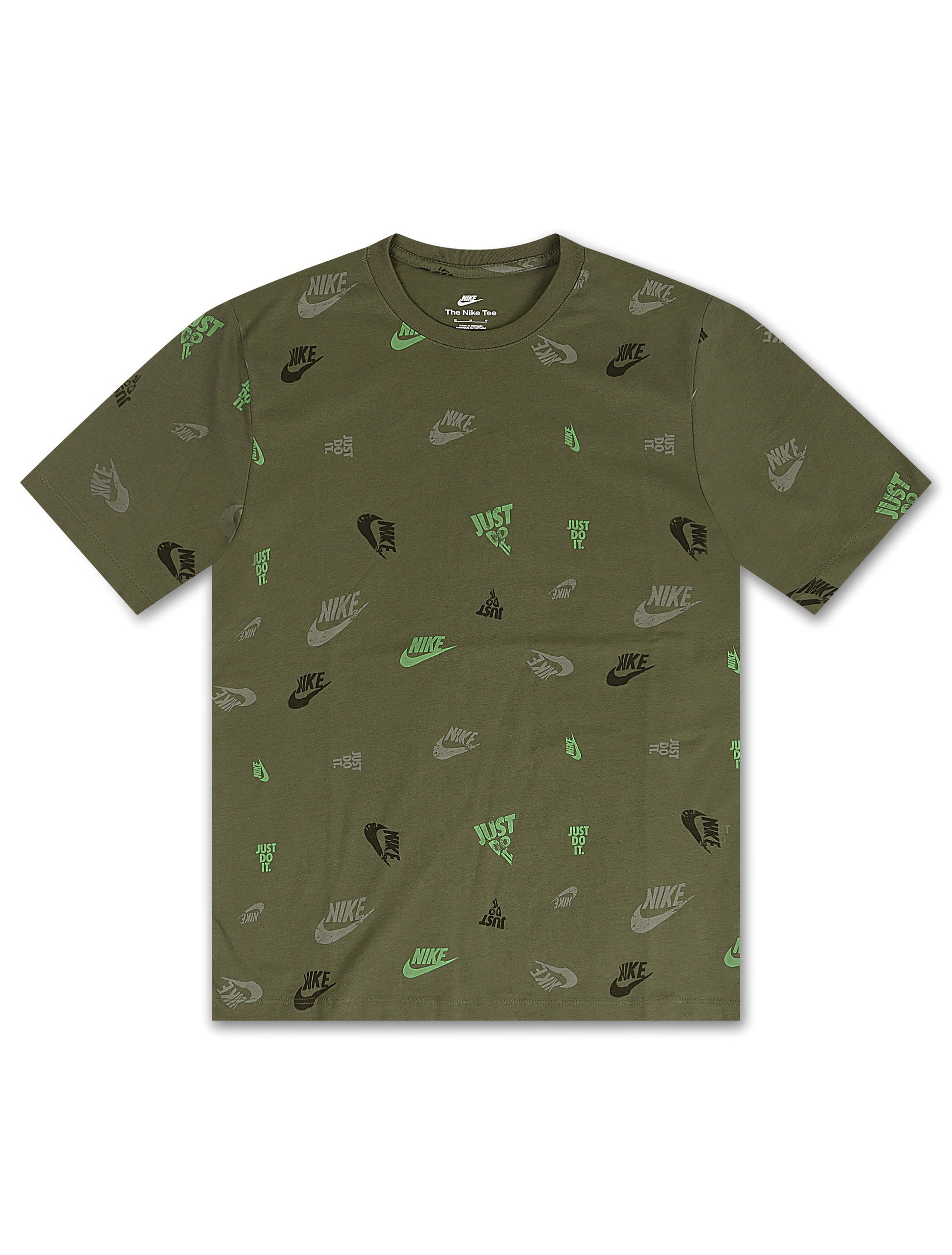 Nike Mens Sportswear Tee - Medium Olive Denim Exchange