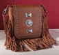 Montana West Fringe Mariposa Concho Collection Crossbody Country in My Heart