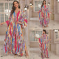 Fashion Personalized Cotton Printed Beach Dress Women Grayceful LLC