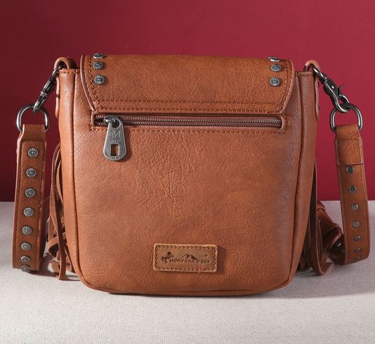 Montana West Fringe Mariposa Concho Collection Crossbody Country in My Heart