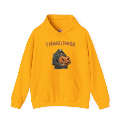 I Need Head Hooded Sweatshirt The Devil's Pickle