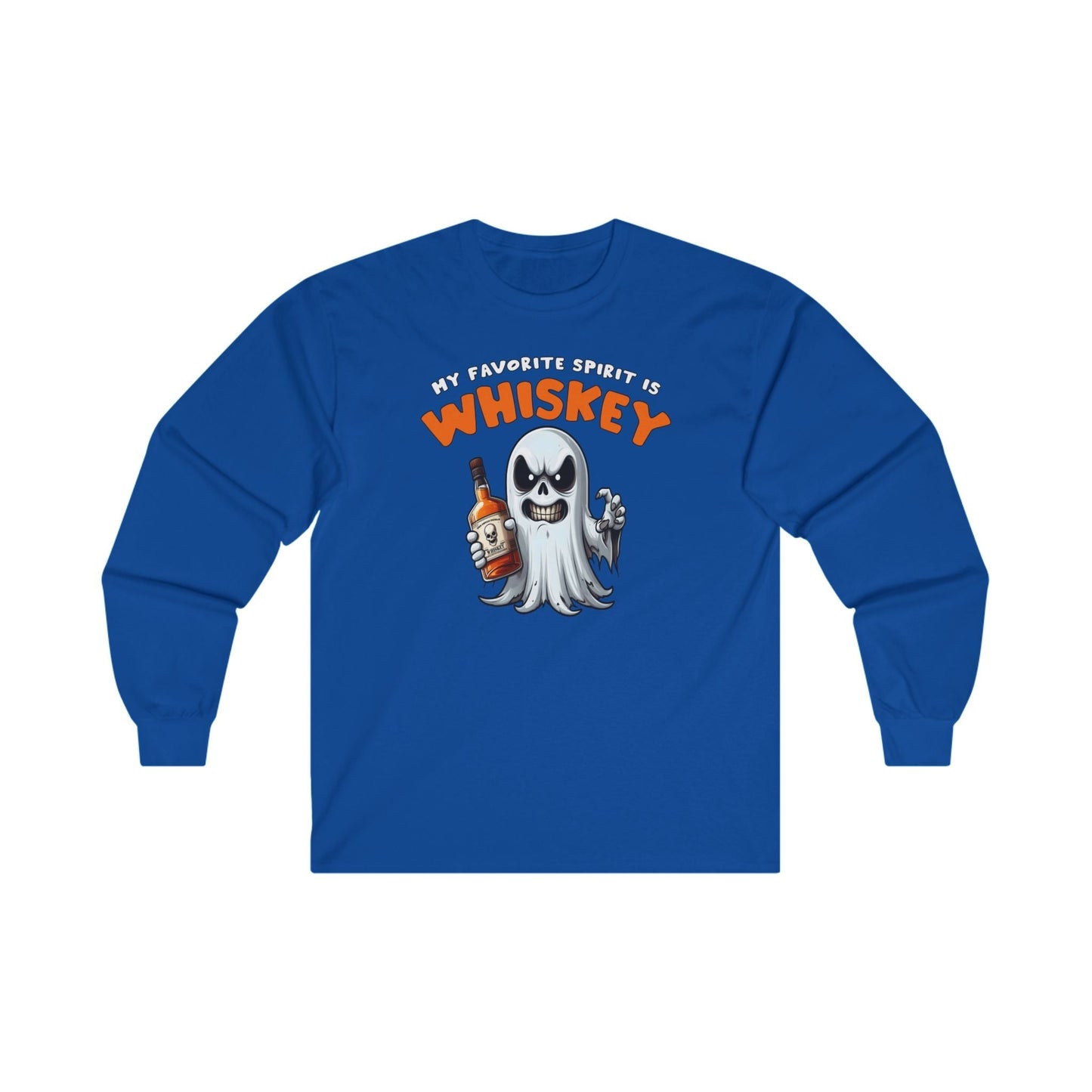 My Favorite Spirit Is Whiskey Long Sleeve Tee The Devil's Pickle
