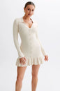 WOMEN FASHION SWEATER MINI DRESS BY CLAUDE