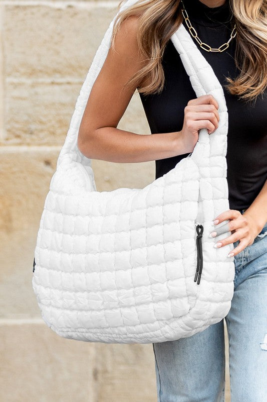 Taylor Quilted Puffer Tote See size chart under “more details” The Fashion Celestial