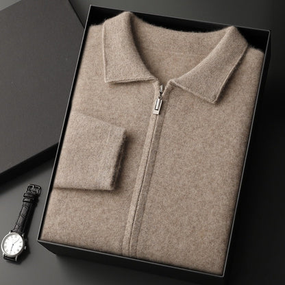 New Men's Cardigan Long Sleeve Sweater Coat Grayceful LLC