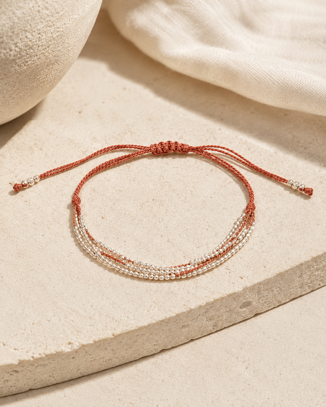 Terra Layered Bracelets in Silver Village Thrive