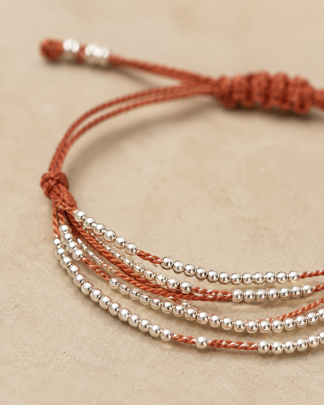 Terra Layered Bracelets in Silver Village Thrive