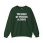 You Make My Rigatoni Al Dente Crewneck Sweatshirt The Devil's Pickle