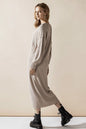 Comfy Button-front Soft Sweater Kint Midi Dress Shop Style & More | Fresh Looks, Everyday Deals & Free Shipping