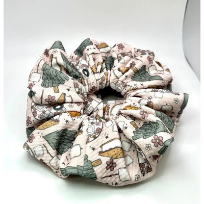 S'mores Camping Summer Bullet Scrunchie Enchanted Scrunch
