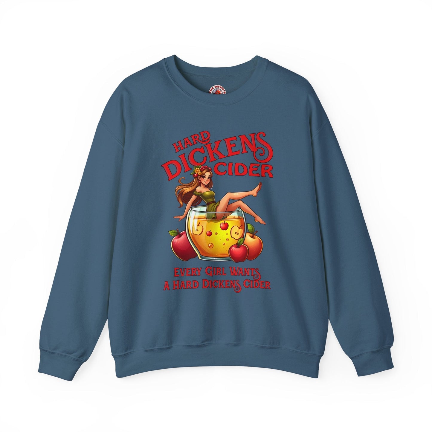 Hard Dickens Cider Crewneck Sweatshirt The Devil's Pickle