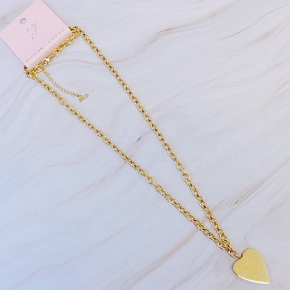 Lovely Big Heart Chain Necklace Shop Style & More | Fresh Looks, Everyday Deals & Free Shipping