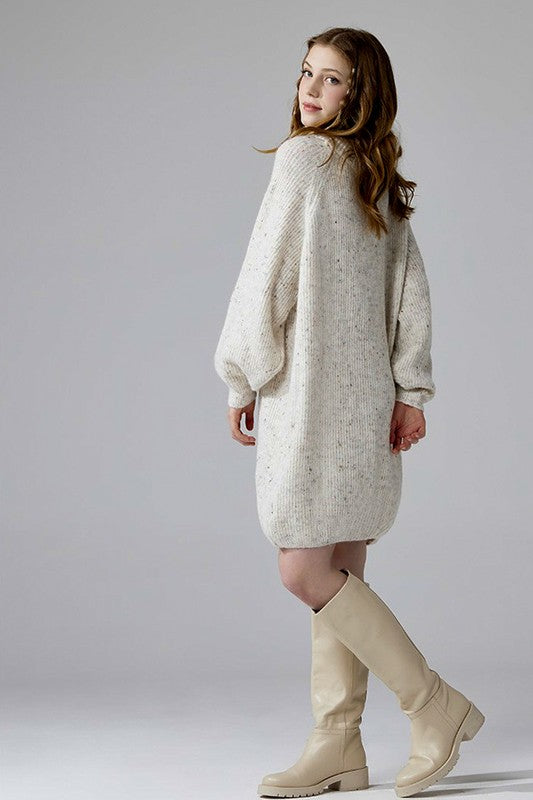 Turtleneck Balloon Confetti Sweater Dress Shop Style & More | Fresh Looks, Everyday Deals & Free Shipping