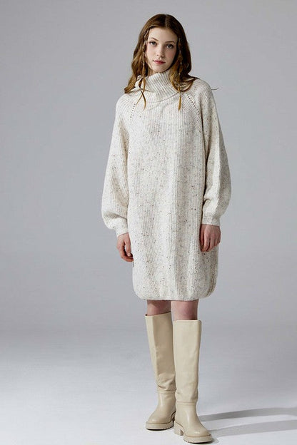 Turtleneck Balloon Confetti Sweater Dress Shop Style & More | Fresh Looks, Everyday Deals & Free Shipping