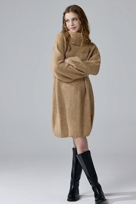 Turtleneck Balloon Confetti Sweater Dress Shop Style & More | Fresh Looks, Everyday Deals & Free Shipping