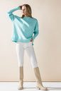 Mock Neck Balloon Sleeve Side Slit Sweater Shop Style & More | Fresh Looks, Everyday Deals & Free Shipping