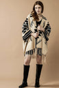 Aztec Fringed Ruana Poncho Sweater Cardigan Shop Style & More | Fresh Looks, Everyday Deals & Free Shipping