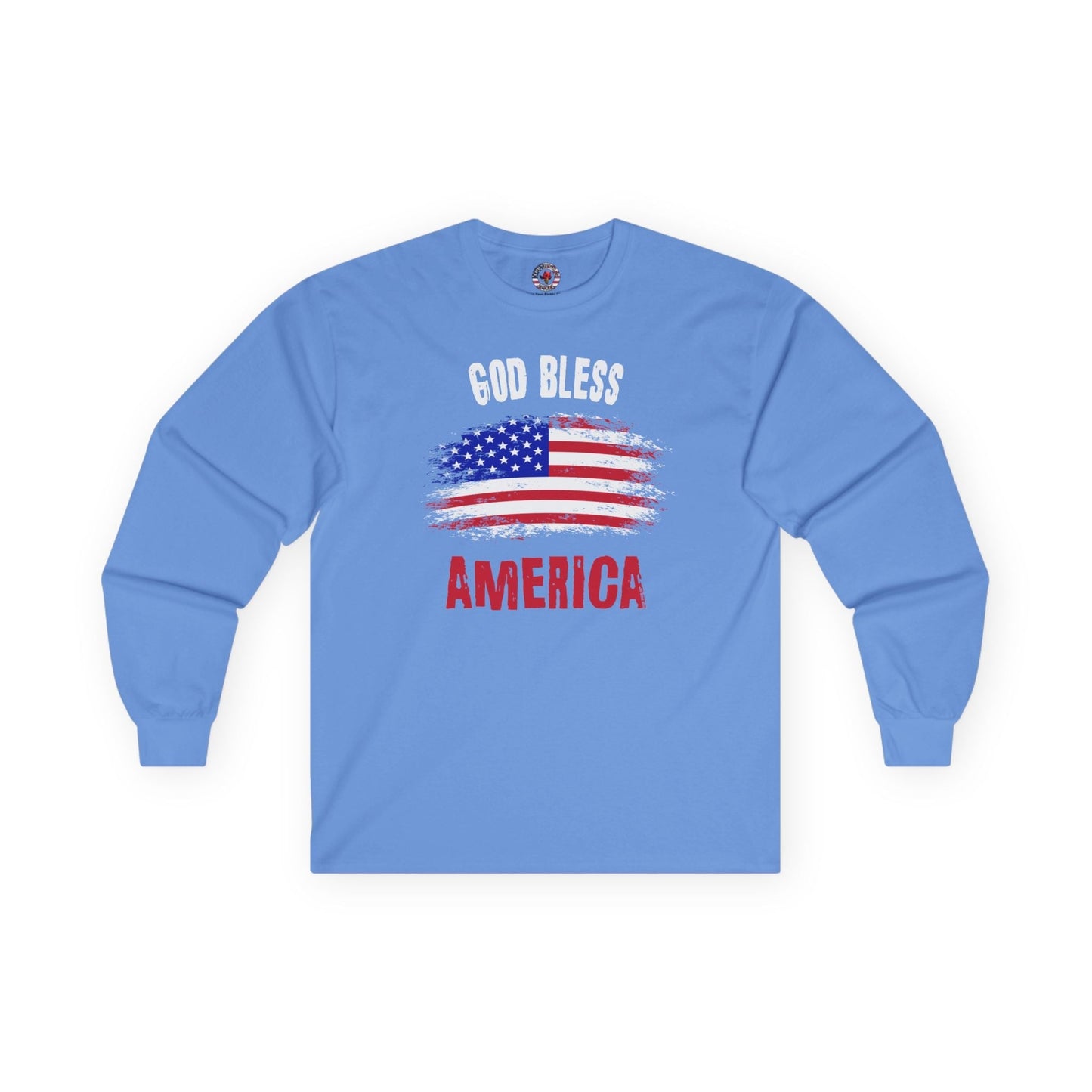 God Bless America Long Sleeve Tee The Devil's Pickle
