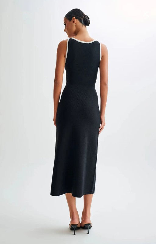 WOMEN FASHION LONG MIDI SWEATER DRESS BY CLAUDE
