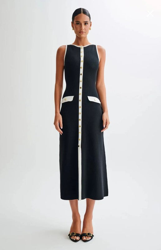 WOMEN FASHION LONG MIDI SWEATER DRESS BY CLAUDE