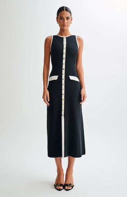 WOMEN FASHION LONG MIDI SWEATER DRESS BY CLAUDE