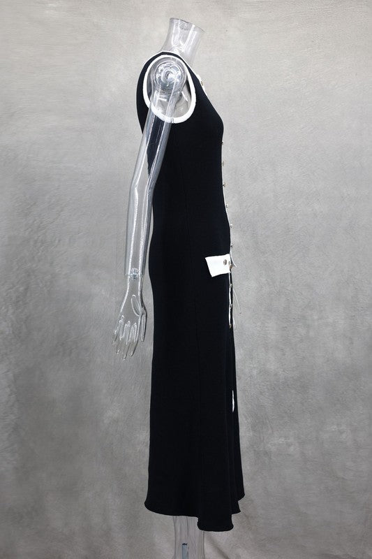 WOMEN FASHION LONG MIDI SWEATER DRESS BY CLAUDE