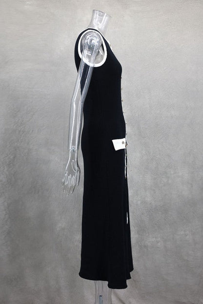 WOMEN FASHION LONG MIDI SWEATER DRESS BY CLAUDE