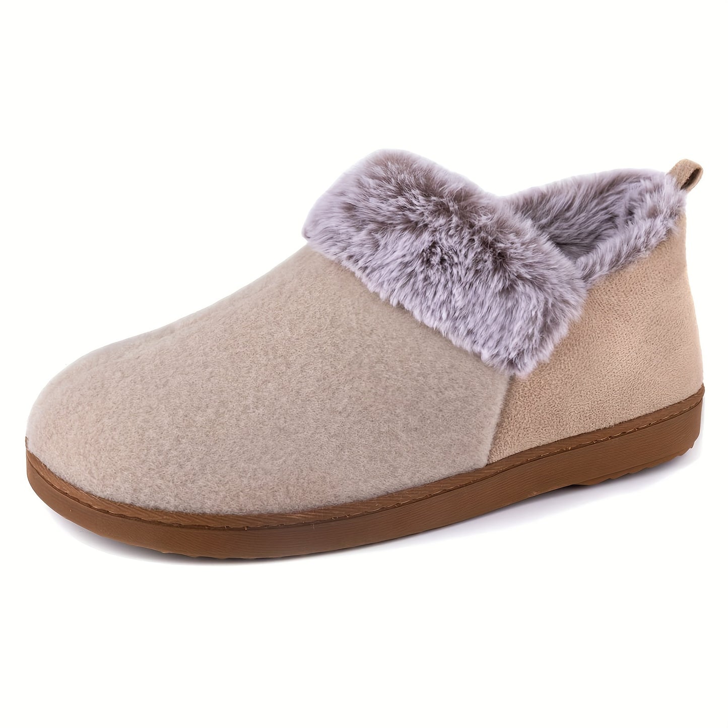 Women's Cozy Slippers, Warm Plush Lining, Faux Fleece Blend Micro Household Shoes, Indoor and Outdoor Anti-slip Sole, Preferred Gift for Holidays, Women Shoes NovaCart