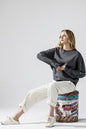 Plus Cozy Solid Body Contrast Cable Knit Sweater Shop Style & More | Fresh Looks, Everyday Deals & Free Shipping