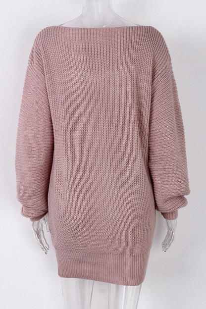 WOMEN FASHION SWEATER DRESS BY CLAUDE