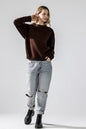 Plus Cozy Solid Body Contrast Cable Knit Sweater Shop Style & More | Fresh Looks, Everyday Deals & Free Shipping