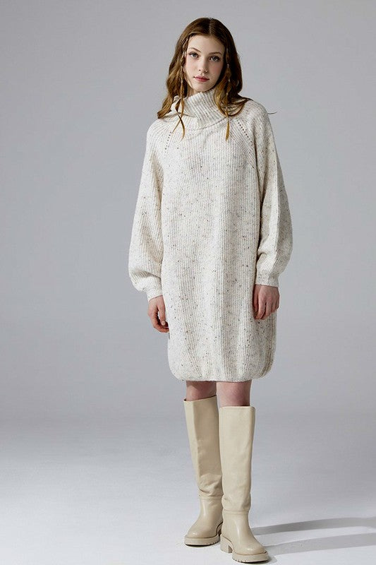 Turtleneck Balloon Confetti Sweater Dress Shop Style & More | Fresh Looks, Everyday Deals & Free Shipping