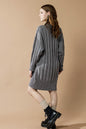 V-Neck Ribbed Hem Cable Knit Sweater Dress Shop Style & More | Fresh Looks, Everyday Deals & Free Shipping