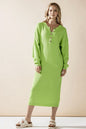 Plus Comfy Button-front Soft Sweater Midi Dress Shop Style & More | Fresh Looks, Everyday Deals & Free Shipping