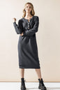 Plus Comfy Button-front Soft Sweater Midi Dress Shop Style & More | Fresh Looks, Everyday Deals & Free Shipping