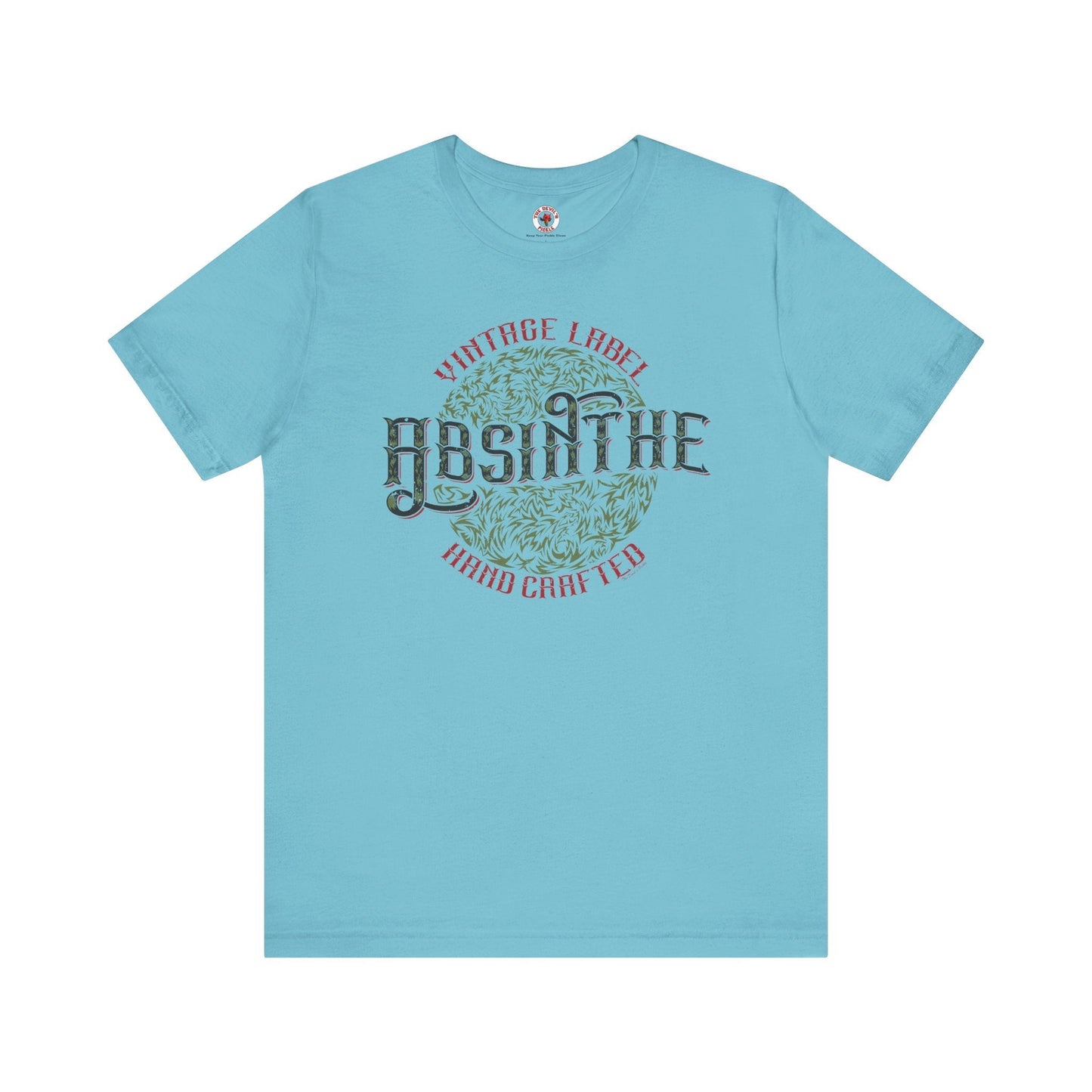 Vintage Label Absinthe T-Shirt The Devil's Pickle