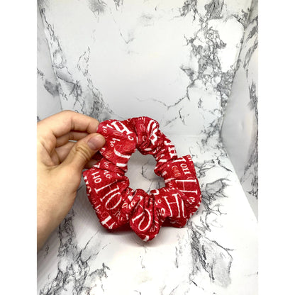 Mini Red Hohoho Christmas Bullet Scrunchie Enchanted Scrunch
