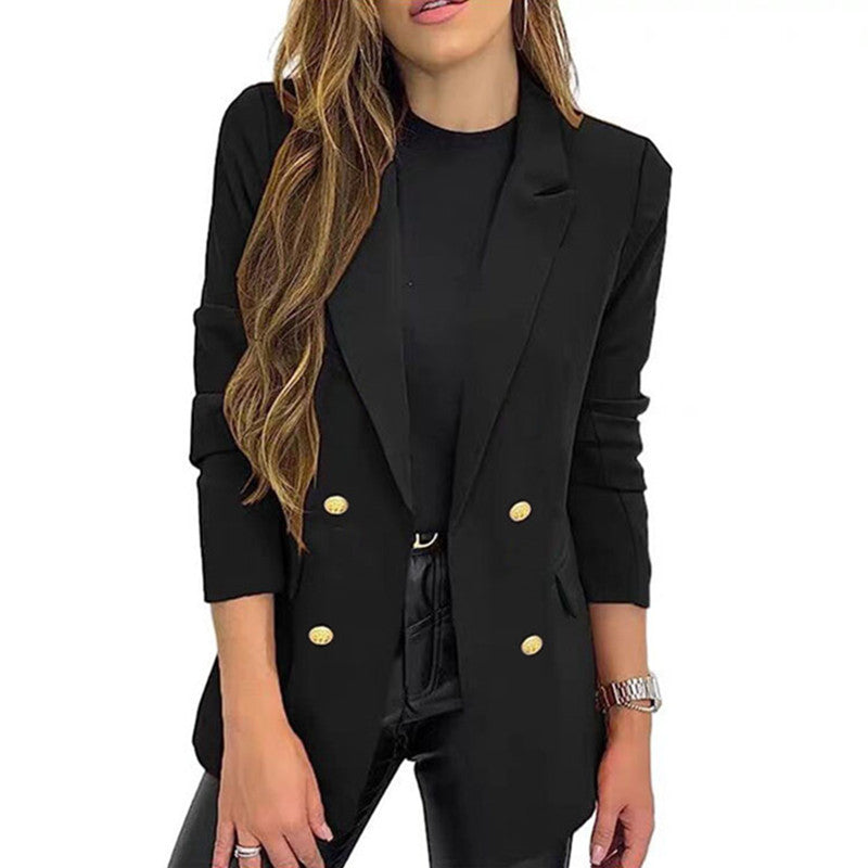 Casual Long Sleeve Lapel Button Autumn Coat FitiqueFit