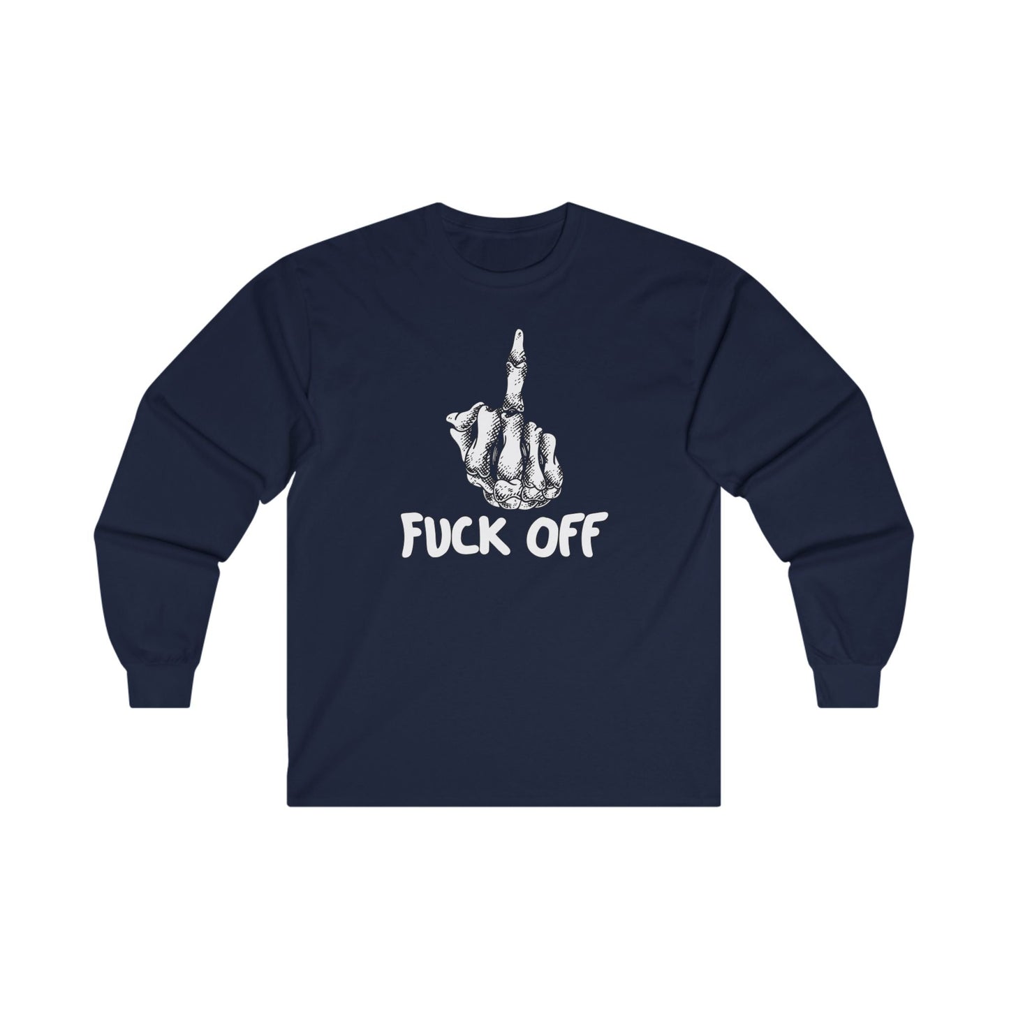 Fuck Off Finger Long Sleeve Tee The Devil's Pickle